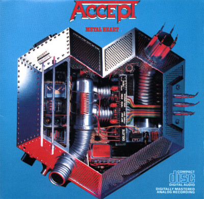 Accept ~ Metal Heart (1985) CD 2008 Portrait Records    NEW   