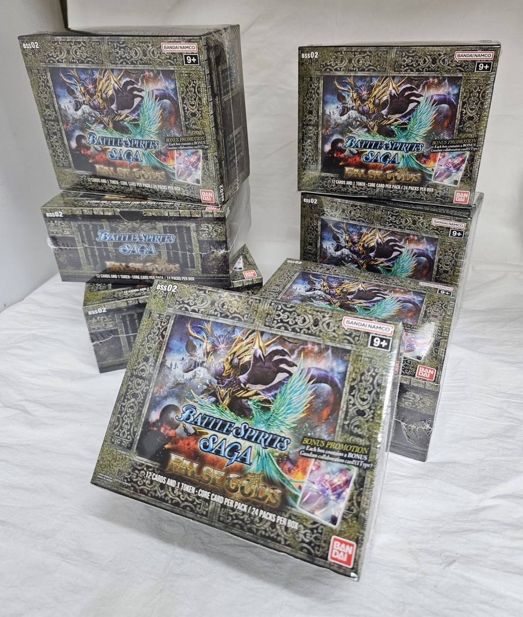 False Gods Booster Box Battle Spirits Saga TCG BSS02 Factory Sealed 7 New Boxes | eBay False Gods Booster Box Battle Spirits Saga TCG BSS02 Factory Sealed 7 New Boxes | eBay