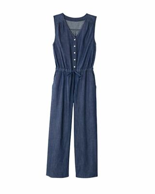 avon denim jumpsuit