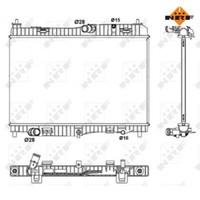 KüHler, MotorküHlung Nrf 53043 FüR Ford Fiesta Vi