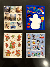 Vintage 80s Stickers--Hallmark, AGC - 4 Full Sheets