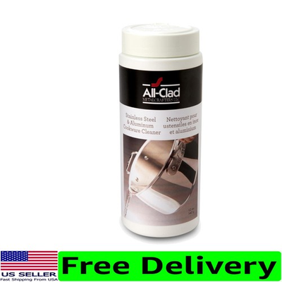 #ad Natural 12oz Stainless Steel amp; Aluminum Powder Cleaner for Lustrous Cookware $22.97