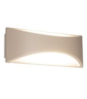 Fischer Honsel Rio Led-Wandleuchte Wandlampe Greige Sandfarben Metall 22,5X9 Cm