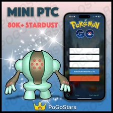 Pokémon PTC Go - Shiny Registeel - 80K Stardust✨Read Description✨