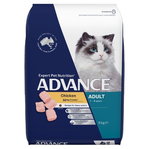 Advance Cat Adult Chicken Dry Cat Food 8kg - Picture 1 of 8