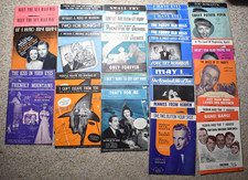 Bing Crosby Sheet Music Lot 91