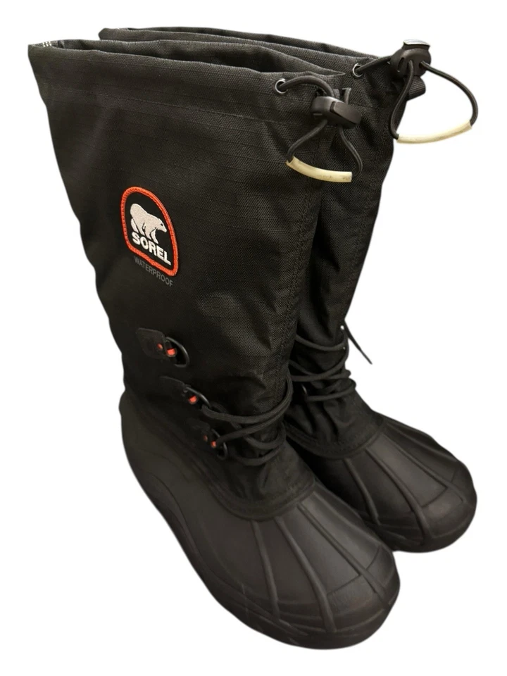 Botas Sorel Blizzard XT para Hombres 9 Negras Impermeables Aisladas Invierno Nieve NM2141-010 Foto 3 de 4