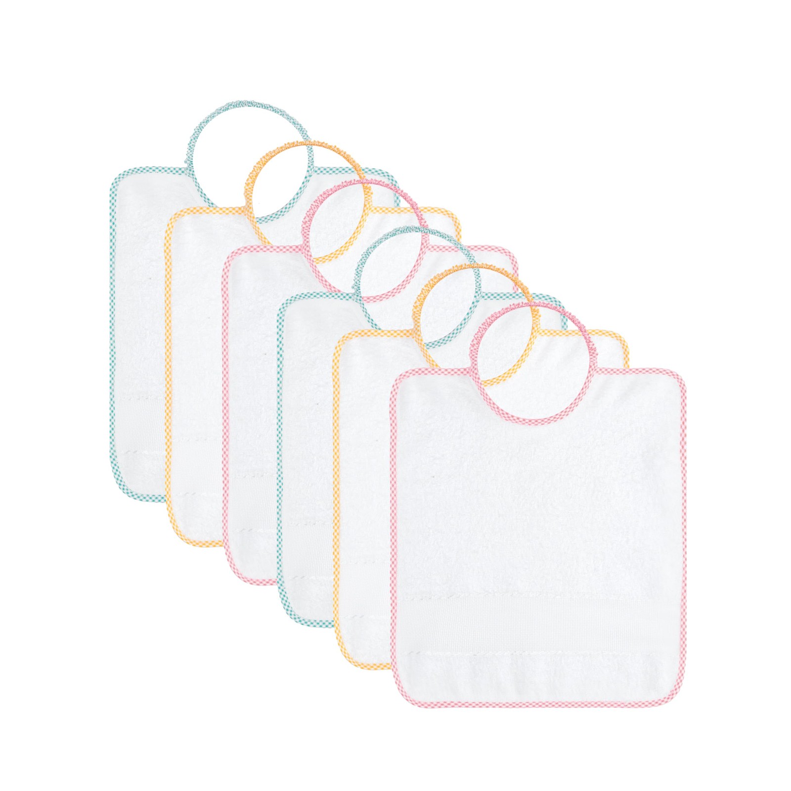 EMMEBi bavaglini tela aida da ricamare asilo elastico spugna cotone bambini prod