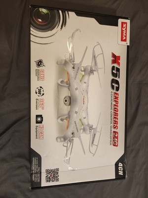 Syma X5C 4 Channel 2.4GHz RC Explorers Quad Copter W/ Camera Without Battery