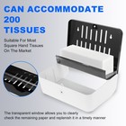 Paper Towel Dispenser Hanging Paper Towel Holder Push and Key Unlock CuNEv