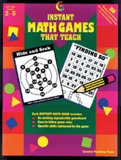 Instant Math Games That Teach - paperback Garcia, Adela