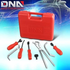 8 Pcs Universal Drum Brakes Service Remove Install Springs Plier Tool Kits Red