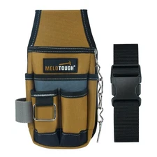 Pocket Tool Pouch Tool Belt Pouches with Belt Clip Utility Mini Tool Organize...