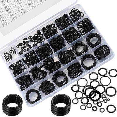 360-Pc O-Ring Assortment Kit - EPDM Rubber for Plumbing & Automotive