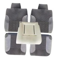  Driver and Passenger Side Bottom & Back Replacement Cloth Seat Covers & 