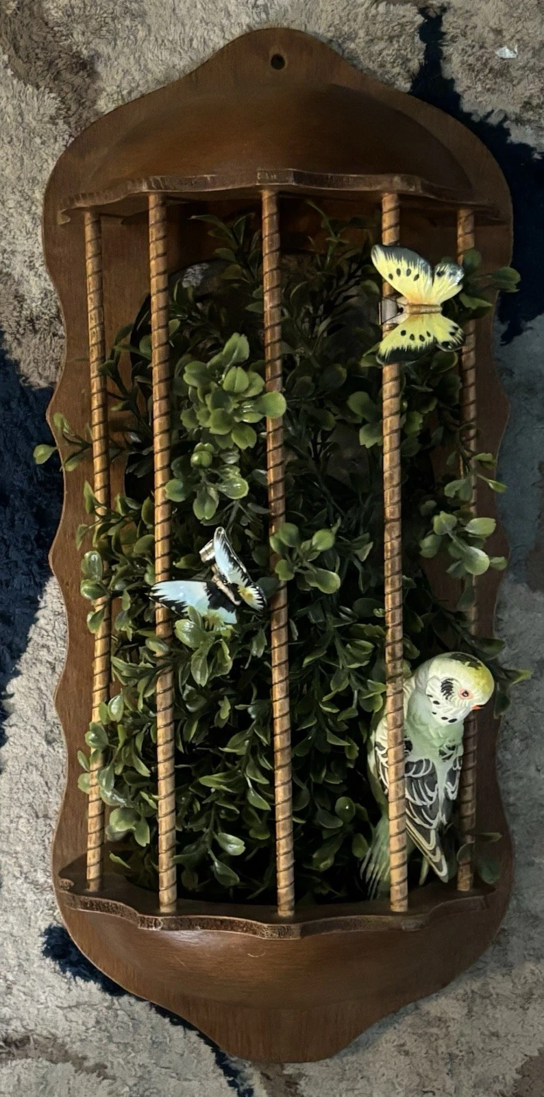 Decorated Wooden Birdcage