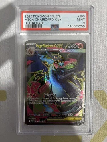 Phantasmal Flames Mega Charizard X Ex 109/094 PSA 9
