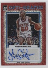 2022-23 Panini Donruss Optic Opti-Graphs Choice Prizm Greg Anthony Auto 14t3