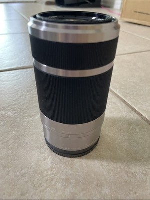 Sony E 55-210mm F/4.5-6.3 OSS Lens Telephoto for Sony E Mount Silver Black