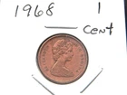 1968 Canadian (1 Cent) Penny