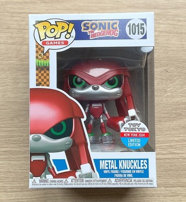 Funko Pop Games Sonic The Hedgehog Metal Knuckles NYCC #1015 + Free Protector