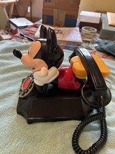 NOVELTY MICKEY MOUSE TELEPHONE TESTED - WORKS FANTASTIC, READ ALL ABOUT IT !!