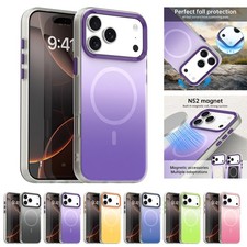 For iPhone 17 Pro Max Air 16 15 14 13 Anti-Scratch Slim Gradient Magnetic Case