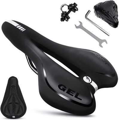  Bicycle Saddle Men Women Comfortable MTB Cube Saddle Bicycle Seat with 