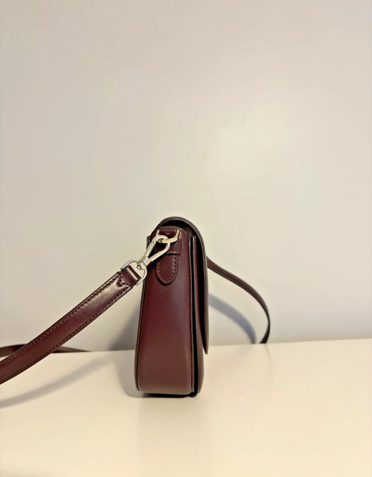 Kate Spade Blake 格子马鞍包 斜挎包 亮玫瑰 多红色 — 第 4/4 张图片