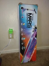 Jetson Mars Light-Up Kick Scooter Light-Up Wheels, Deck, Stem, Height Adjustable