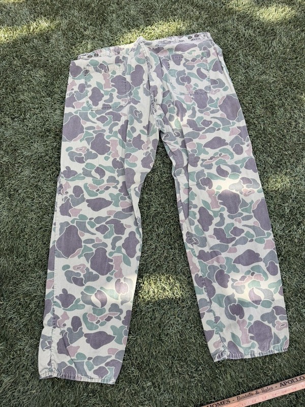Vietnam War Special Forces ARVN Beo Gam Duck Hunter Camo Pants LARGE 