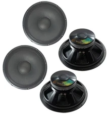 4x Harmony HA-P15LS8 Replacement 15" Pro PA 1000W Subwoofer - Speaker 8 Ohm