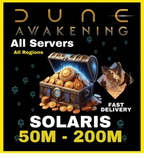 ✅ Dune Awakening ✅ SOLARIS 50M - 200M  (50.000.000 - 200.000.000) (Any Server) ✅