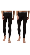 Men's 32 DEGREES Heat Base Layer Thermal Pant Long Pack of 2 Size M WAIST 32-34