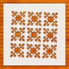 Reusable Cake Stencil for DIY Decor Wall Art - StencilAir