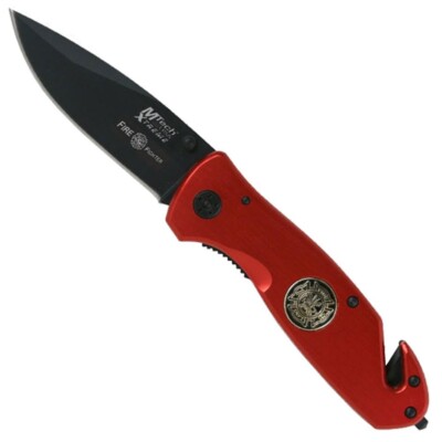 MTECH Xtreme Messer FIRE FIGHTER Rescue Knife Rettungsmesser