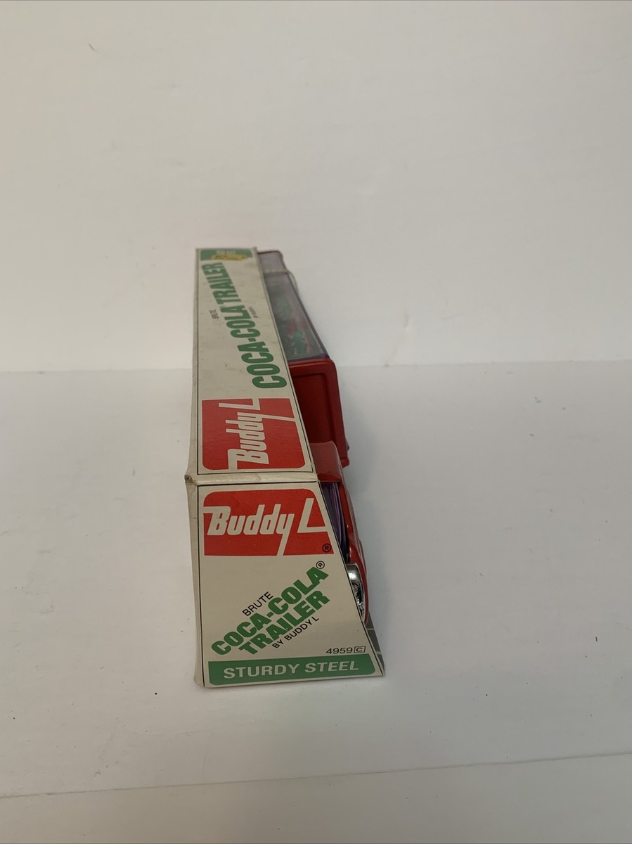 VINTAGE 1980's BUDDY L COCA COLA SEMI TRUCK w/ COCA COLA GREEN