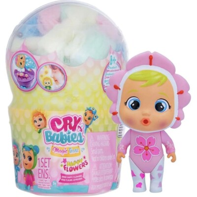 Cry Babies Cherry Blossom Happy Flowers Magic Tears Doll Hard To Find