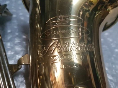 1980 BUESCHER ARISTOCRAT 200 ALT / ALTO SAX / SAXOPHONE - made in USA - Bild 1 von 4