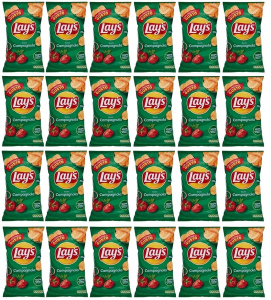 24X Lay's Campagnola Chips Patatine Kartoffelchips Gesalzen 133G Kartoffel Chips-image