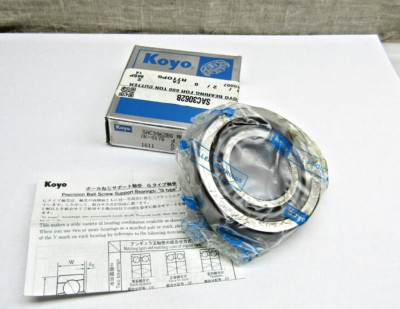Koyo SAC306BG 30 mm X 62 mm X 15mm Ball Screw Support Bearing