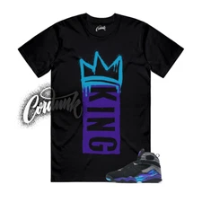 8 Aqua Black Bright Concord Aquatone Iron Grey 2025 T Shirt Match K1