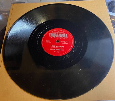 ERNIE FREEMAN IMPERIAL RECORDS 977 78 RPM R &B (E+ CONDITION)