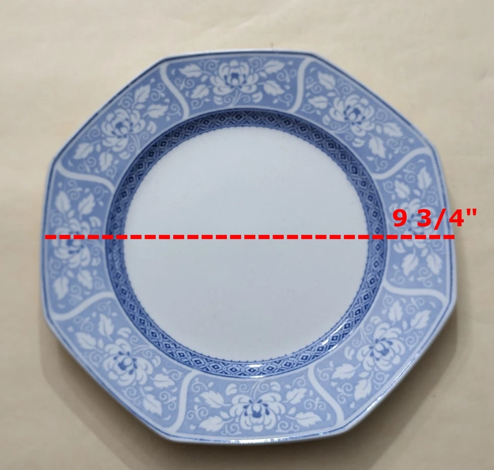 Vajilla: Corona by F WINKLE - Plato de cena 9 3/4"" - Usado. Foto 3 de 4