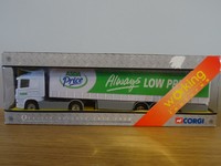 Corgi Superhaulers Asda Scania Curtainside Truck Model Ty86615 1:64 Corgi Superhaulers Asda Scania Curtainside Truck Model Ty86615 1:64