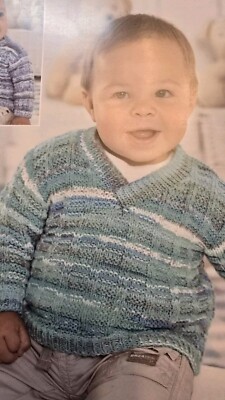 Sirdar Snuggly Baby Crofter DK Knitting PATTERN 1315 Birth To 7 Years 