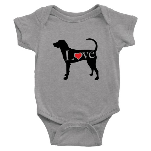 Love Foxhound/Coonhound Toddler Kids Tee T-Shirt Baby Bodysuit Dog Lover Gift - Picture 8 of 25