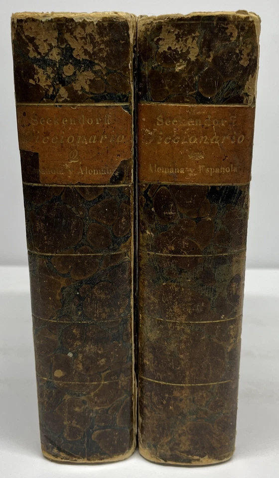 1824 Diccionario de La Lengua Real Academia Espanola Vintage Hardcover Rare - Image 4 of 4