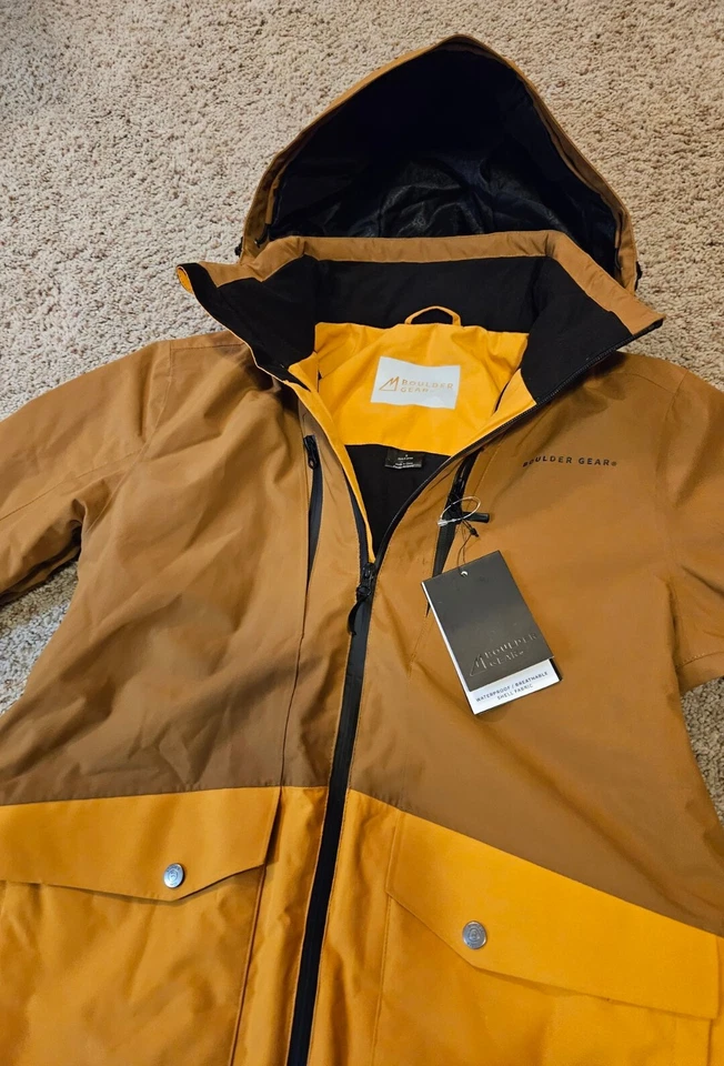 Boulder Gear Jacket Mens Small Downslide Ski Snowboarding Coat Parka See pics - Image 2 of 4