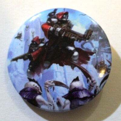 Warhammer 40k Games Workshop Kill Team Tyranid and Skitarii Mechanicus Pin Badge